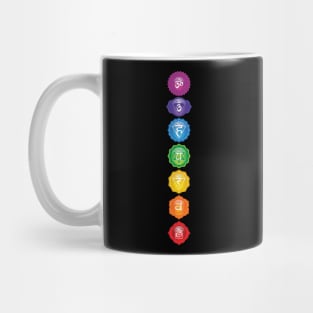 Seven Chakra Symbols - 01 BBG Mug